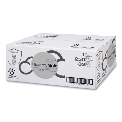 Multi-Fold Towel, 4 X 9.5, White, 250PK, (16PK/Case) image 0