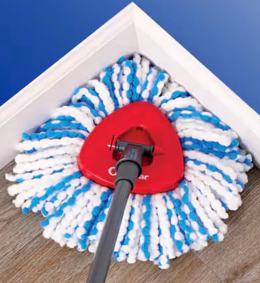 O-Cedar Mop Head Refill (2-Pack) Blue & White