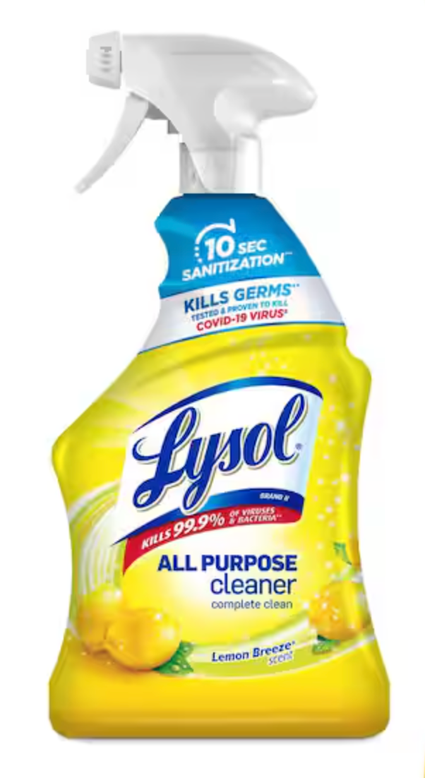 Lysol Multi Surface Lemon Spray 32oz