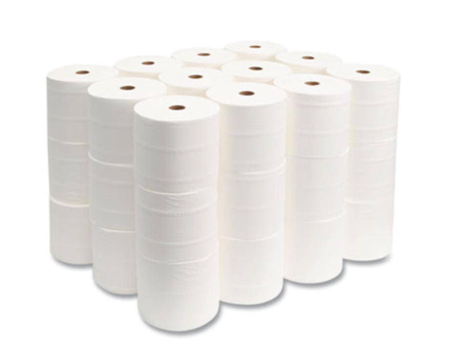Small Core Bath Tissue, Septic Safe, 2-Ply, White, 1,000 Sheets/Roll, 36 Rolls/Carton