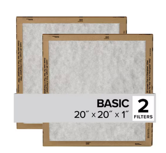 AC Filter 20 x 20 x 1 (2-Pack)