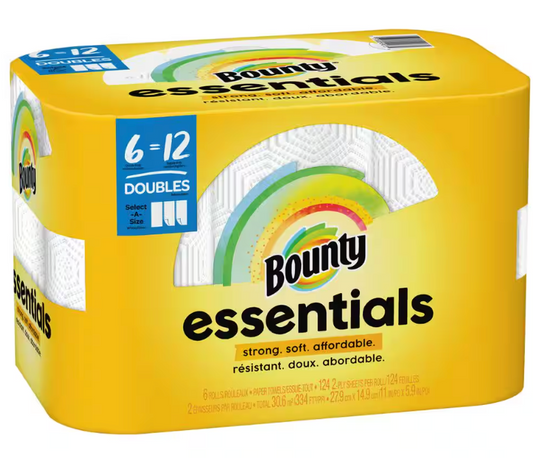 Bounty Paper Towels (6 Rolls)