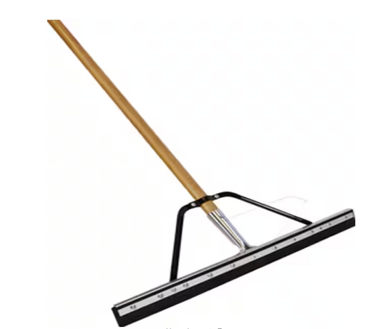Commercial Concrete Brush - Professional Squeegee 24in