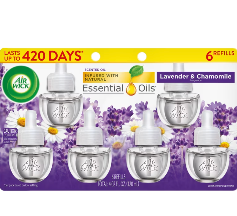 Air Freshener Lavender Plug In Refill (6/pk)