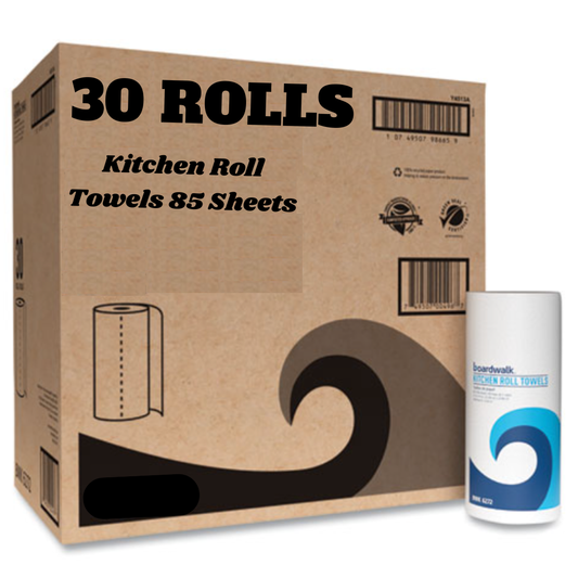 Kitchen Roll Towels, 2-ply - 85 Sheet Roll - (30/Case)