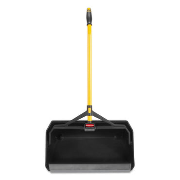 Maximizer Heavy-duty Stand Up Debris Pan, 20.44w X 29h, Plastic, Yellow-black image 1