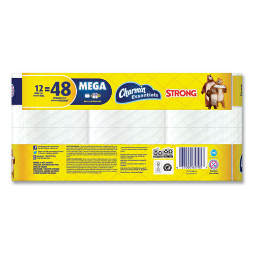 Essentials Bathroom Tissue, 2-ply, White, 451-roll, (12/Case) image 2