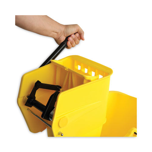 Wringer Mop Bucket 8.75 Gal, Yellow image 2