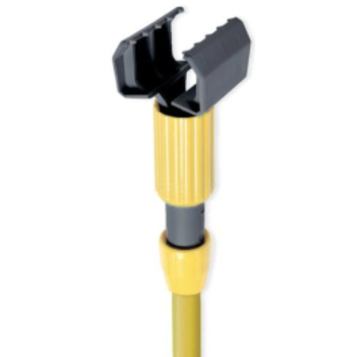 Jaw Mop Handle, Fiberglass, Yellow, 60" ; For Mop Head image 0