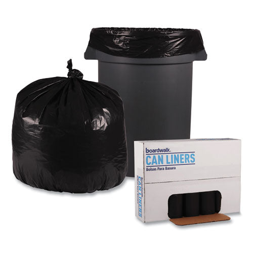 33" X 39" LDPE Black Can Liners 33 Gal - 1.5 Mil (100/Case) image 2