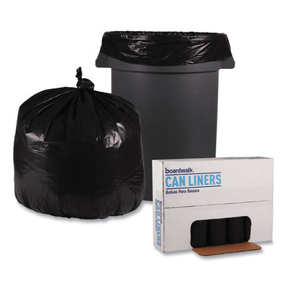 33" X 39" LDPE Black Can Liners 33 Gal - 1.5 Mil (100/Case) image 2