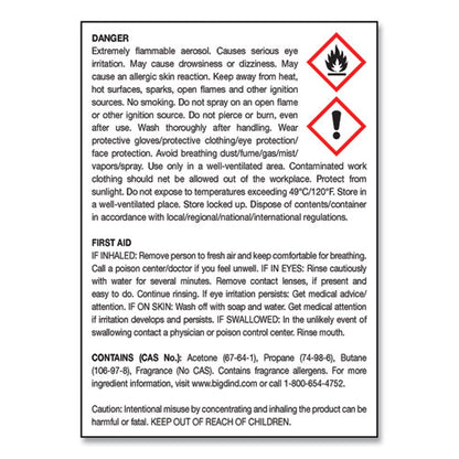 Metered Room Deodorant, Fresh Linen Scent, 7 Oz Aerosol Spray, (12/Case) image 1