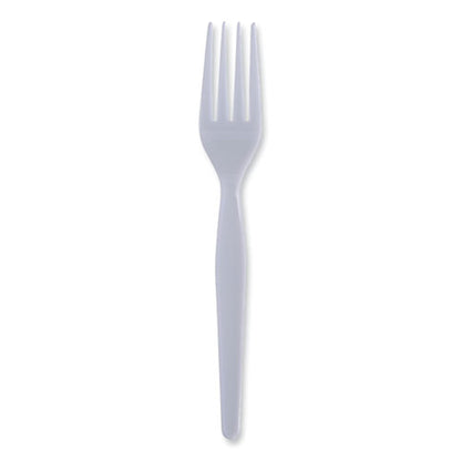 Heavyweight Polystyrene Cutlery, Fork, White, 1000-carton image 0