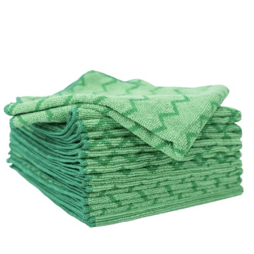 AGS Premium Microfiber Cleaning Cloths, Reusable & Machine Washable (10/Pack) image 0
