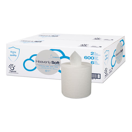 Center-Pull Towel, 2-ply, 7.6 X 9, 600 Sheets, (6 Roll/Case) image 0