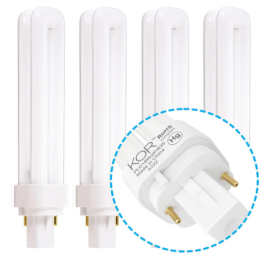 G24D-2 (2 pin) Base 4100K Replacement Bulb (4-Pack)