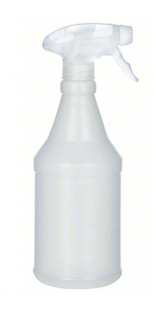 Empty Spray Bottle, 32oz Clear (Includes Trigger Sprayer)