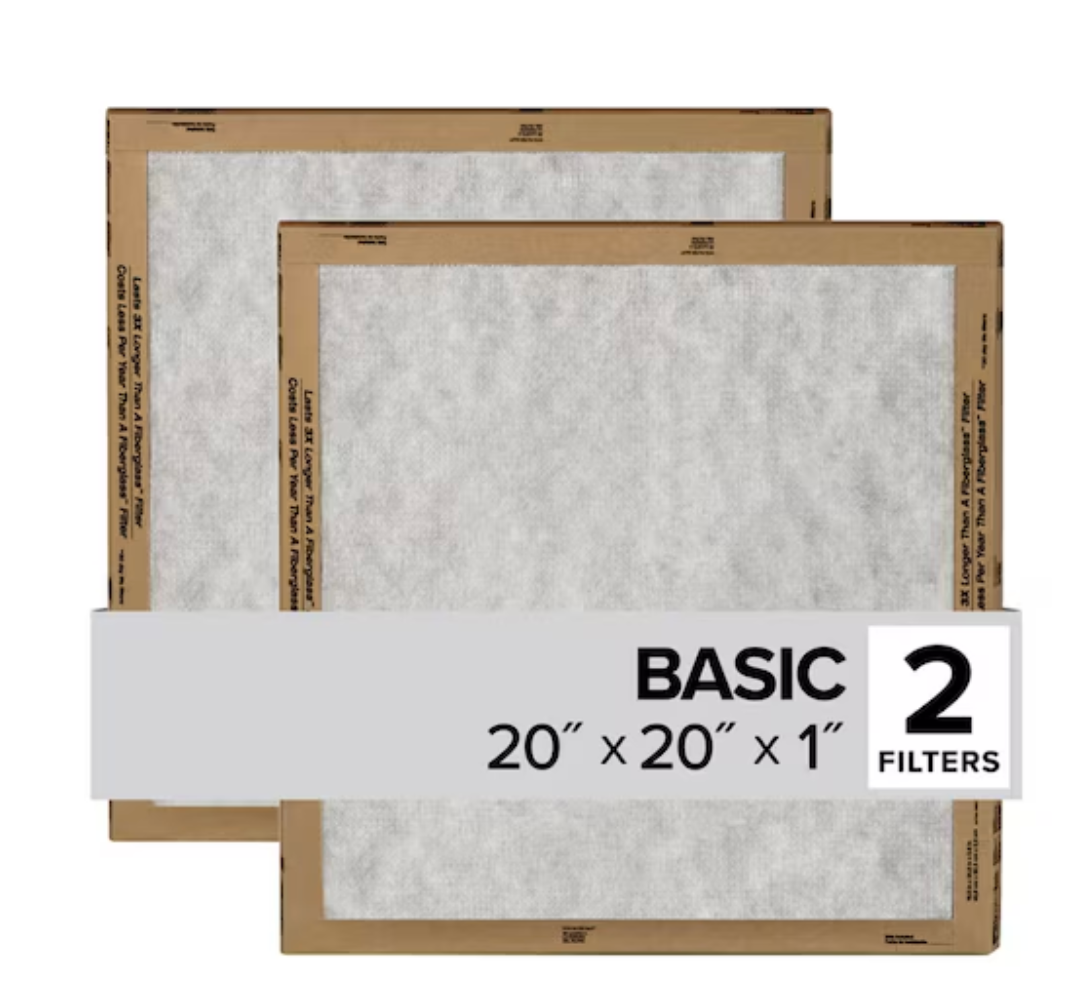 AC Filter 20 x 20 x 1 (2-Pack)