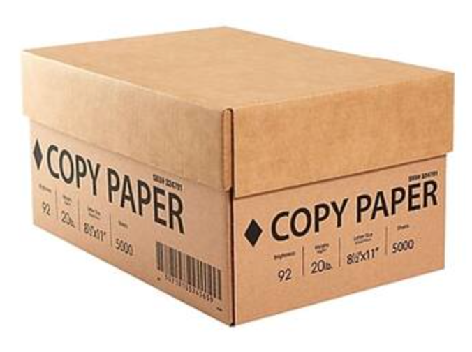 Copy Paper 8.5 x 11 (1500 Sheets)