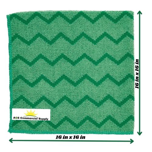 AGS Premium Microfiber Cleaning Cloths, Reusable & Machine Washable (10/Pack) image 2