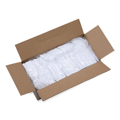 Heavyweight Polystyrene Cutlery, Fork, White, 1000-carton image 2