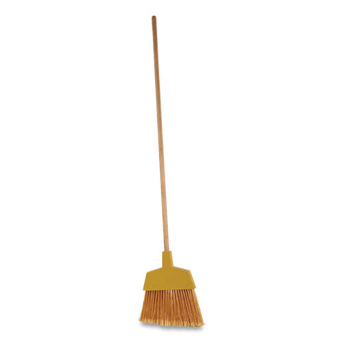 Angler Broom, 53" Handle, Yellow image 0