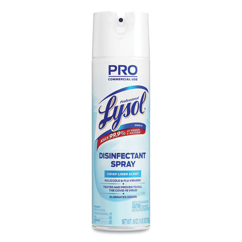 Disinfectant Spray, Crisp Linen Scent, 19 Oz Spray EACH image 0